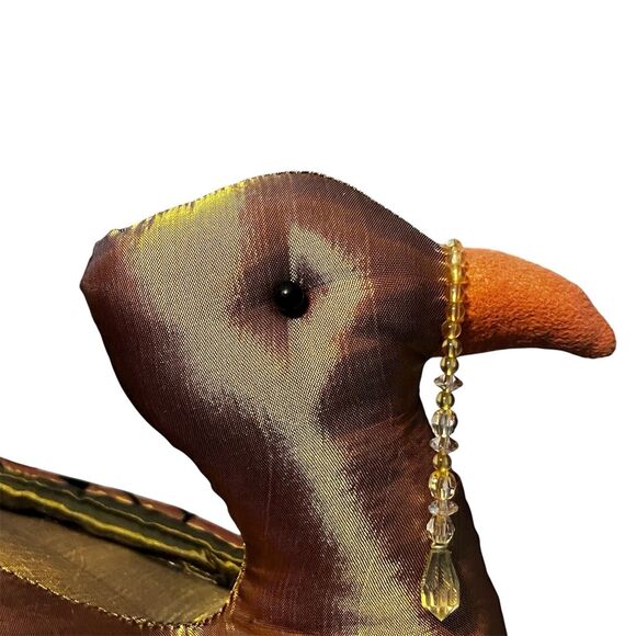 Pier 1 Imports Plush Turkey Fall Harvest Thanksgiving Decor Weighted Accent - Picture 6 of 9